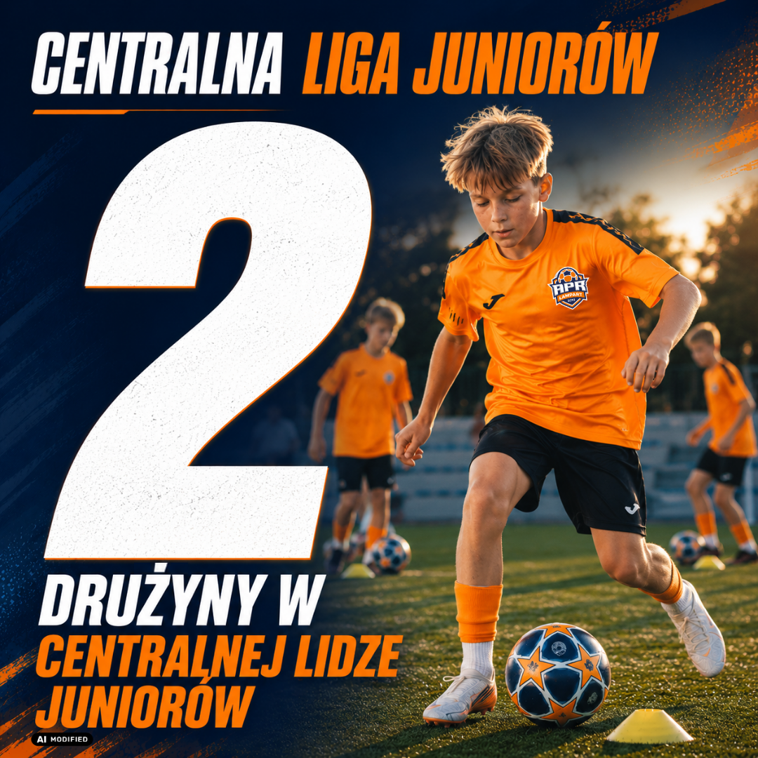 2 drużyny APR Lampart w Centralnej Lidze Juniorów