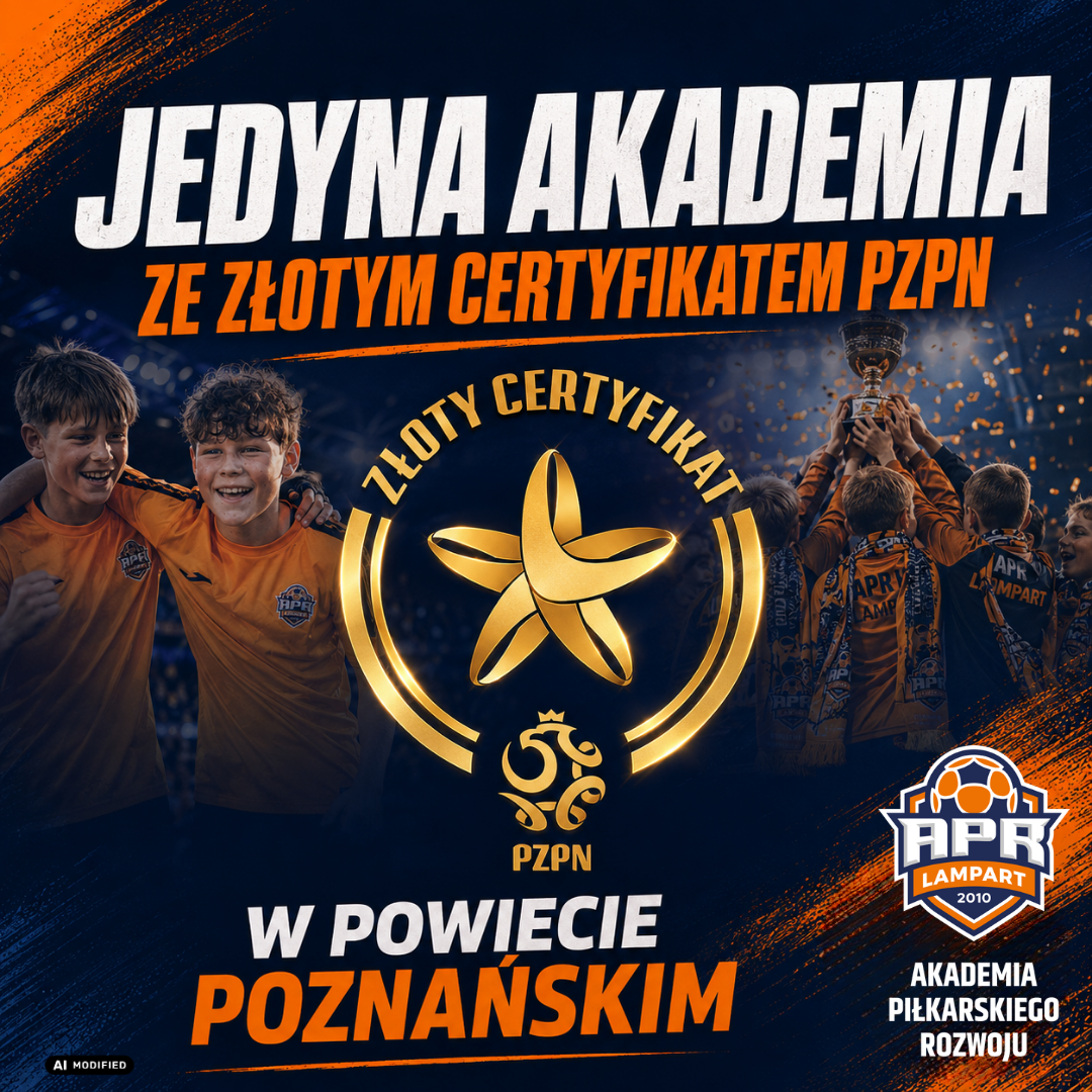 APR Lampart z najwyższym Złotym Certyfikatem PZPN w powiecie poznańskim