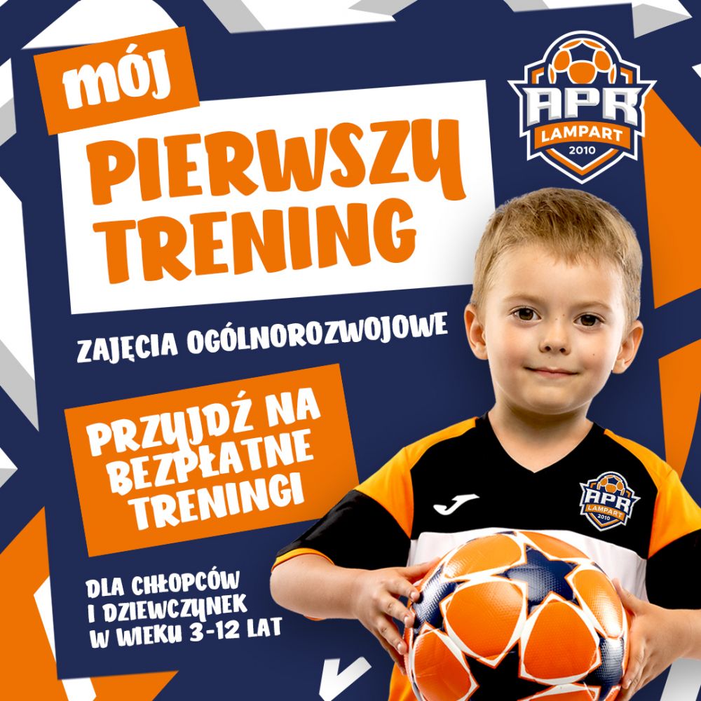 Trenujemy blisko Ciebie - zapisy na treningi Akademii Piłkarskiego Rozwoju Lampart