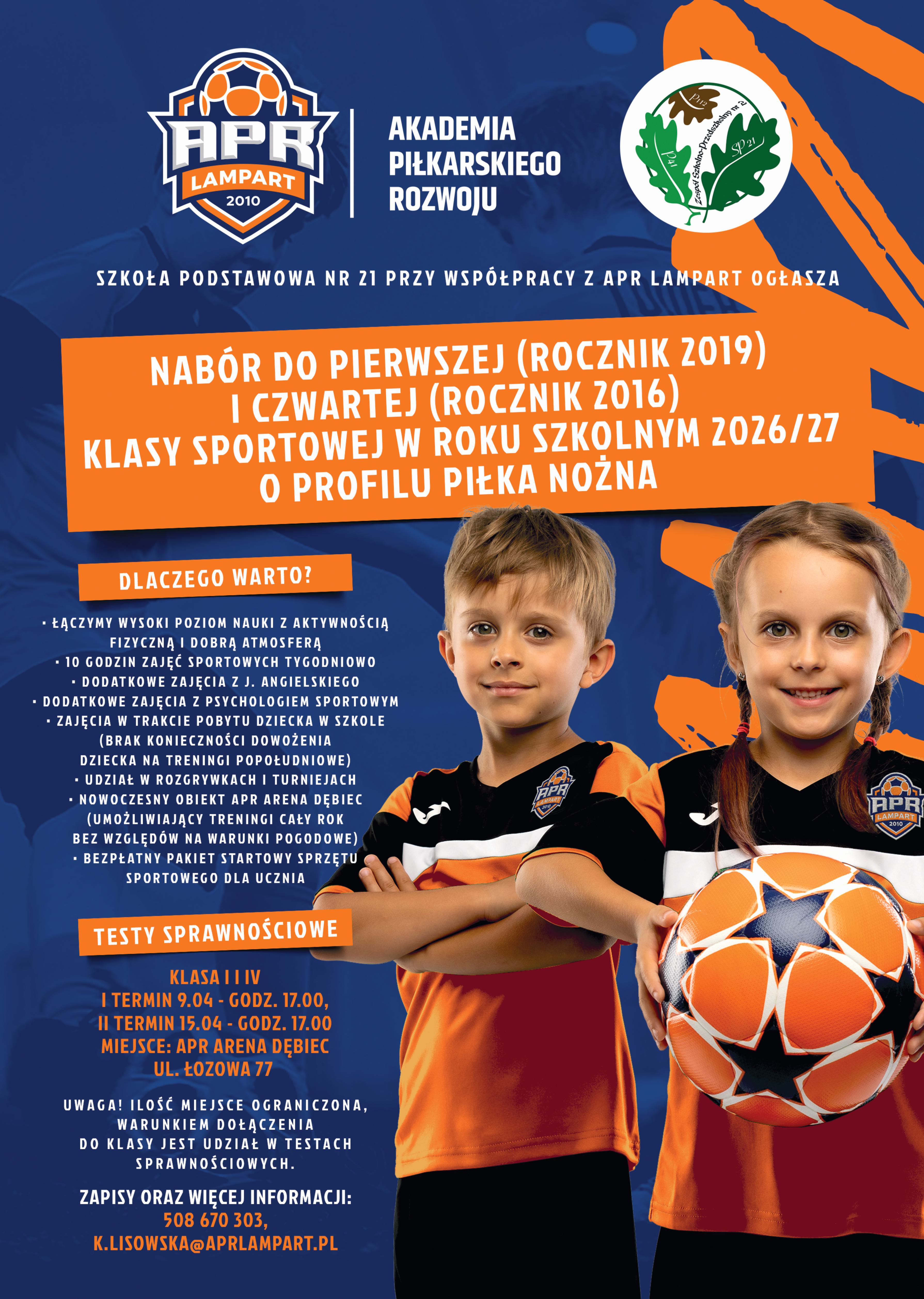 klasa sportowa plakat